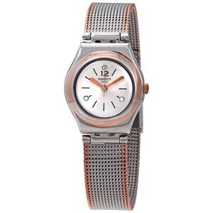 FX04182B NWT Swatch Fashion Ladies Quartz Steel Authentic Watch
